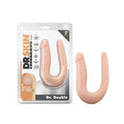 Blush Dr. Skin Silicone Dr. Double Realistic 12 in. Dual-Ended Dildo Beige - Double Ended Dildo