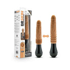 Blush Dr. Skin Silicone Dr. Knight Thrusting Gyrating Vibrating Dildo Beige - Caramel - Realistic Vibrator