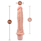 Blush Dr. Skin Silicone Dr. Richard 9in Vibrating Dildo - Realistic Vibrator