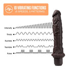 Blush Dr. Skin Silicone Dr. Richard 9in Vibrating Dildo - Realistic Vibrator