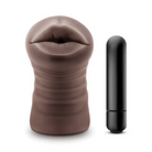 Blush EnLust Mouth Stroker w/Vibrating Bullet - Krystal - Dolls & Masturbators