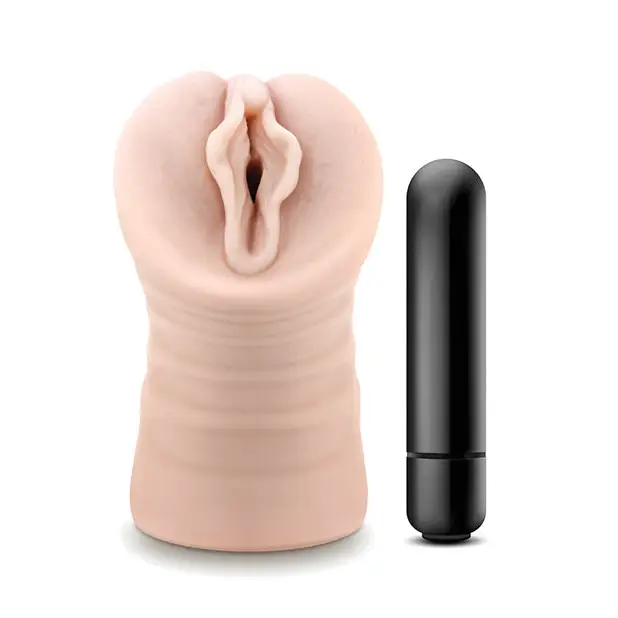 Blush EnLust Pussy Stroker w/Vibrating Bullet - Destini - Dolls & Masturbators