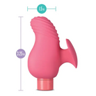 Blush Gaia Eco Love Bullet Vibrator and Sleeve Coral - Finger Vibrator