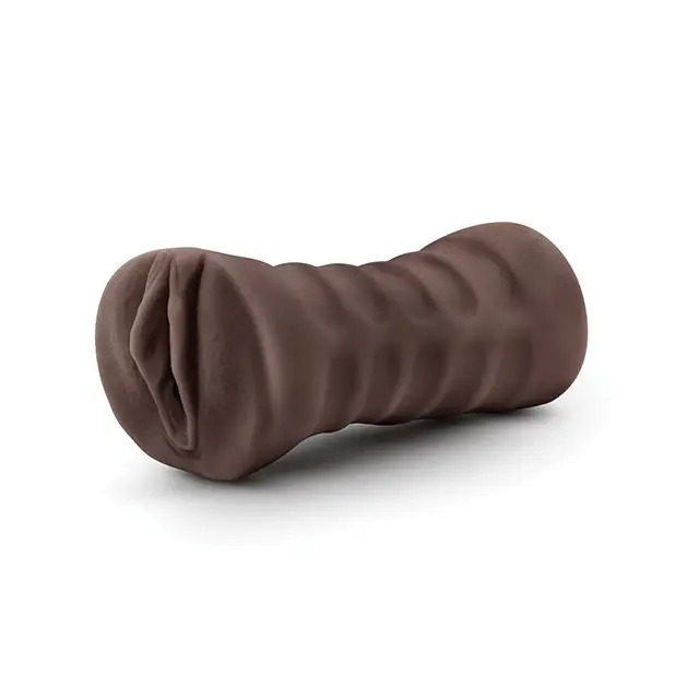 Blush Hot Chocolate Brianna Vagina Stroker with Bullet Vibrator Brown - Realistic Vibrator