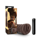 Blush Hot Chocolate Brianna Vagina Stroker with Bullet Vibrator Brown - Realistic Vibrator