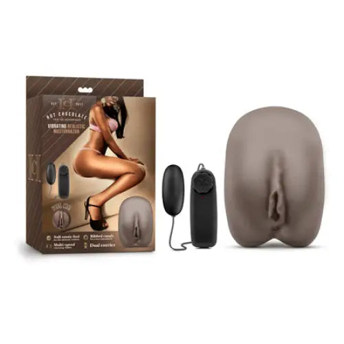 Blush Hot Chocolate Erin The Enchantress Remote-Controlled Vibrating Realistic Dual Entry Masturbator Brown - Realistic