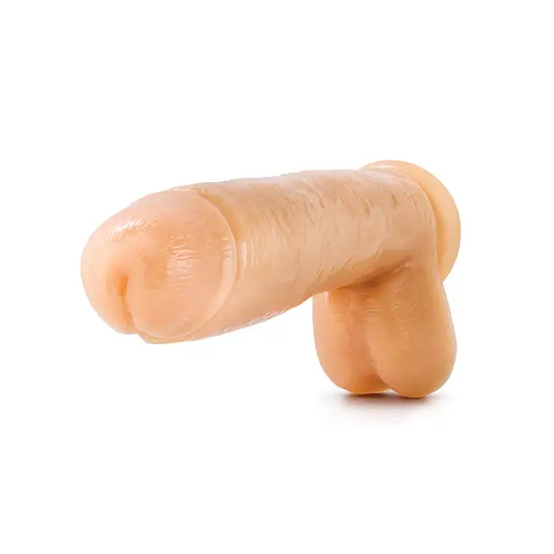 Blush Hung Rider Butch Realistic 10.5 in. Dildo with Balls & Suction Cup Beige - Realistic Dildo