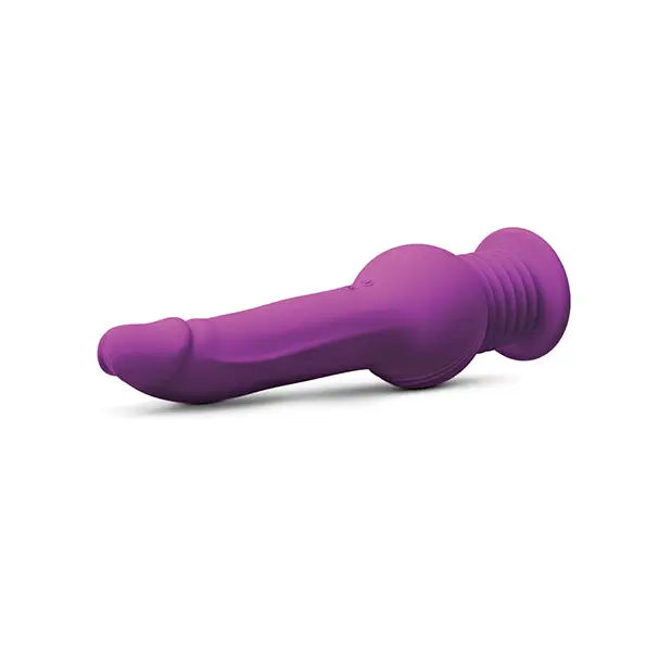 Blush Impressions New York Gyro Quake Dildo - Purple - Vibrators