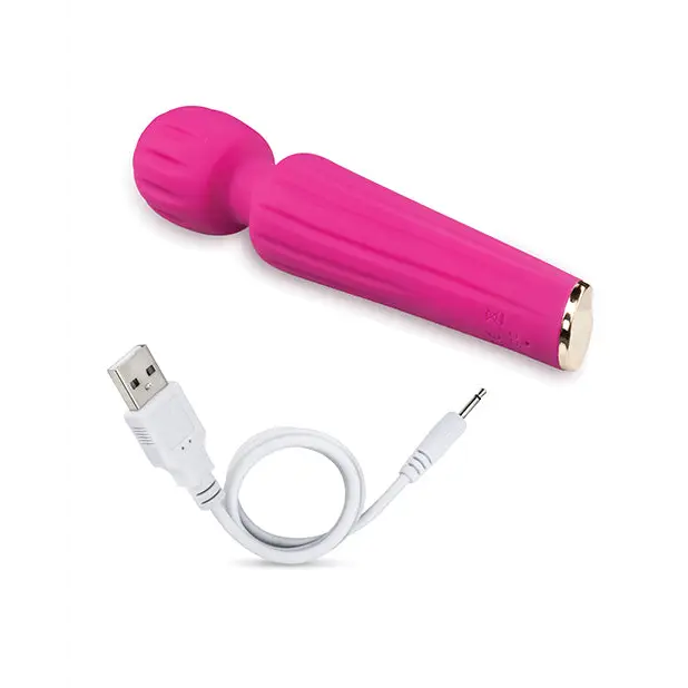 Blush Lush Allana Rechargeable Silicone Wand Vibrator - Pink - Wand