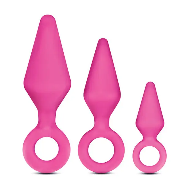 Blush Luxe Candy Rimmer 3-Piece Silicone Anal Plug Kit - Butt Plug