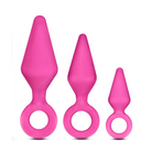 Blush Luxe Candy Rimmer 3-Piece Silicone Anal Plug Kit - Butt Plug