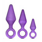 Blush Luxe Candy Rimmer 3-Piece Silicone Anal Plug Kit - Butt Plug