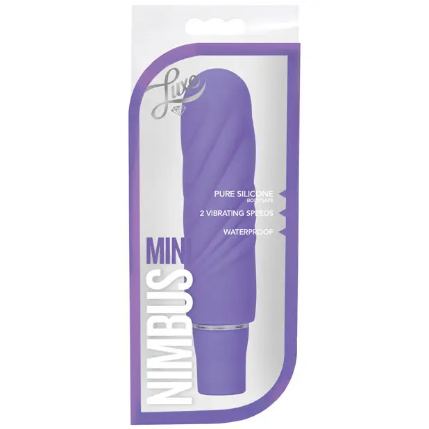 Blush Luxe Nimbus Mini Silicone Vibrator - Purple - Plain Vibrator