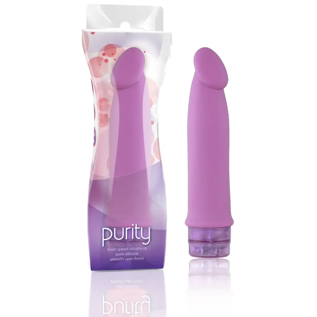 Blush Luxe Purity Silicone Vibrator Pink - Realistic Vibrator