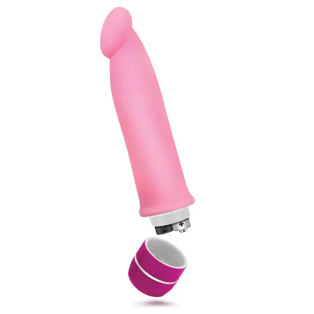 Blush Luxe Purity Silicone Vibrator Pink - Realistic Vibrator