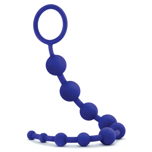 Blush Luxe Silicone 10 Beads for Anal Play - Butt Plug