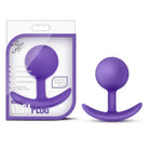 Blush Luxe Wearable Vibra Plug - Purple - Butt Plug