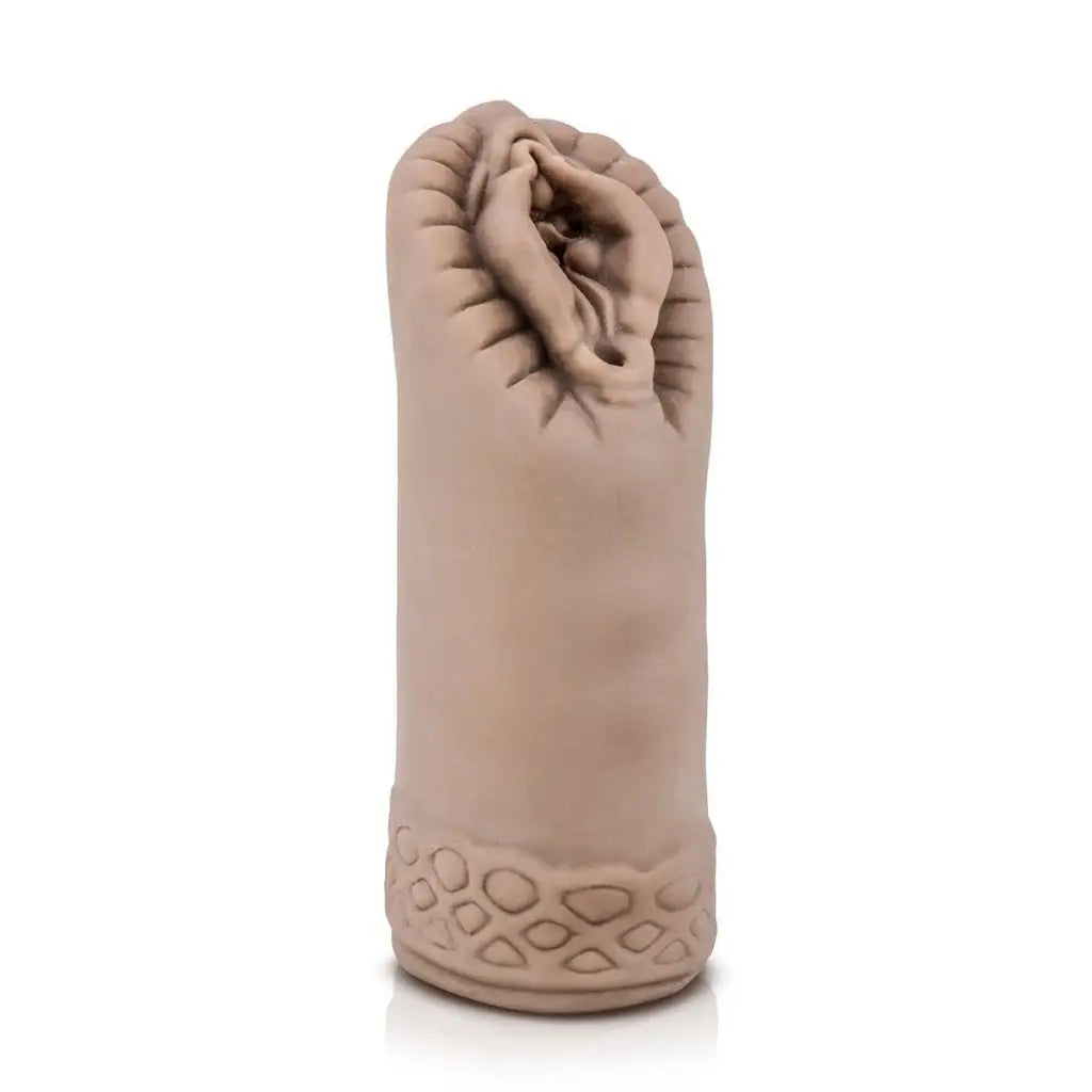 Blush M For Men Sexy Snatch silicone toy with textured opening and decorative base