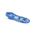 Blush Naturally Yours Fantasy Vibe Realistic 8.5 in. Vibrating Dildo Blue - Realistic Vibrator