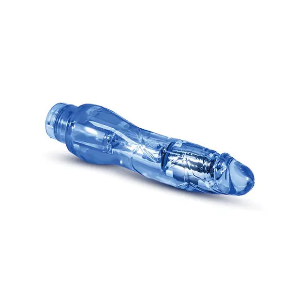 Blush Naturally Yours Fantasy Vibe Realistic 8.5 in. Vibrating Dildo Blue - Realistic Vibrator