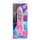 Blush Naturally Yours Fantasy Vibe Realistic 8.5 in. Vibrating Dildo Blue - Pink - Realistic Vibrator