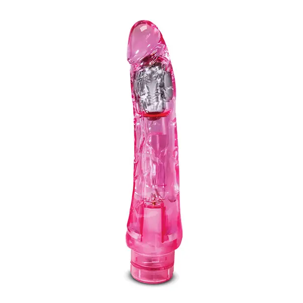 Blush Naturally Yours Mambo Vibe Realistic 9 in. Vibrating Dildo Pink - Realistic Vibrator