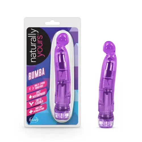 Blush Naturally Yours Rumba G-Spot Vibrator Purple - Realistic Vibrator