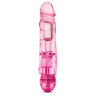 Blush Naturally Yours The Little One Realistic 6.7 in. Vibrating Dildo Pink - Plain Vibrator