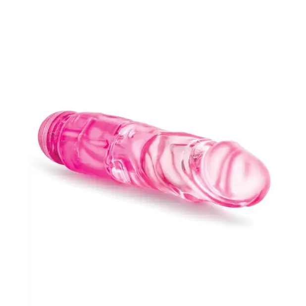 Blush Naturally Yours The Little One Realistic 6.7 in. Vibrating Dildo Pink - Plain Vibrator