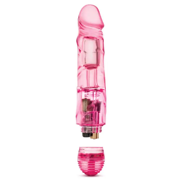 Blush Naturally Yours The Little One Realistic 6.7 in. Vibrating Dildo Pink - Plain Vibrator