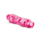 Blush Naturally Yours Wild Ride Realistic 9 in. Vibrating Dildo Purple - Pink Translucent Toy