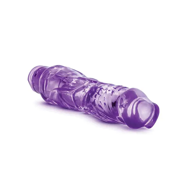 Wild Ride Realistic Vibrating Dildo Purple - 9 in. for a Sensational Experience