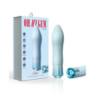 Blush Oh My Gem Ardor Rechargeable Warming Silicone Tapered Vibrator Aquamarine - Fantasy Vibrator