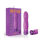 Blush Oh My Gem Charm Rechargeable Warming Silicone Cupped Vibrator Amethyst - Wearable Vibrator