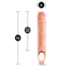 Blush Performance Plus 11.5 in. Silicone Cock Sheath Penis Extender Sling Beige - Penis Extenders