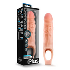 Blush Performance Plus 11.5 in. Silicone Cock Sheath Penis Extender Sling Beige - 9’’ - Penis Extenders