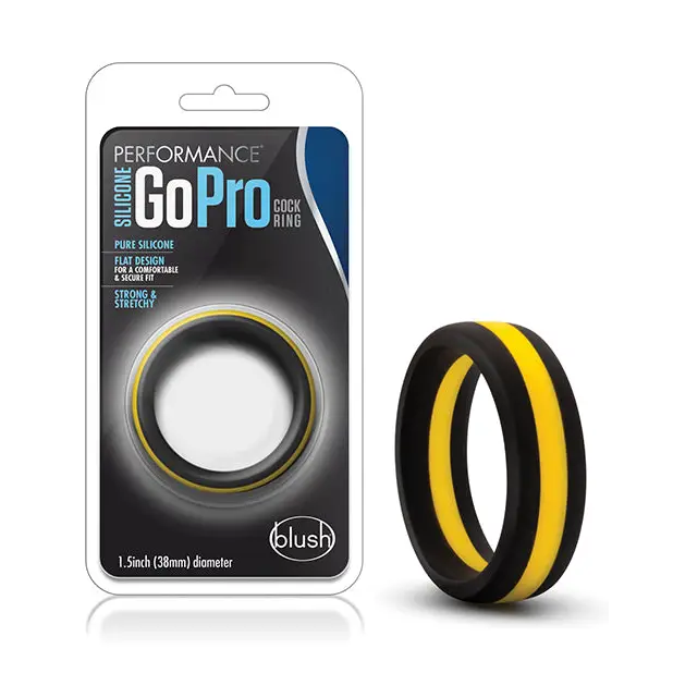 Blush Performance Silicone Go Pro Cock Ring - Gold - Cock Ring