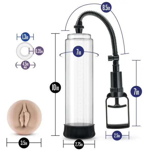 Blush Performance Vx5 Clear Pump - Penis Pump