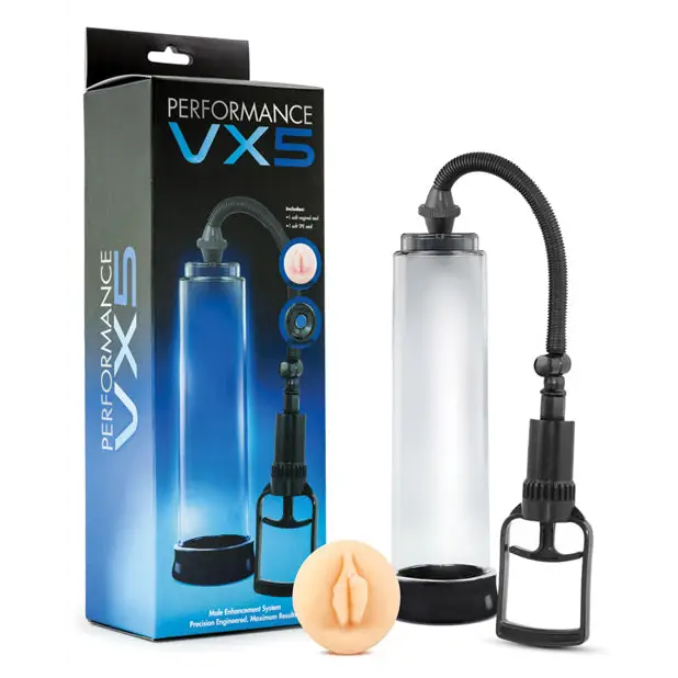 Blush Performance VX5 Male Enhancement Pump System clear - Manual Stroker