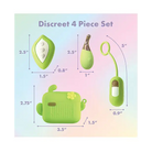 Blush Play with Me Blooming Bliss Remote Controlled Vibrating Kit - Green - Stimulators