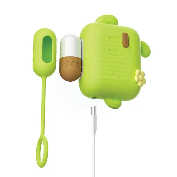 Blush Play with Me Blooming Bliss Remote Controlled Vibrating Kit - Green - Stimulators