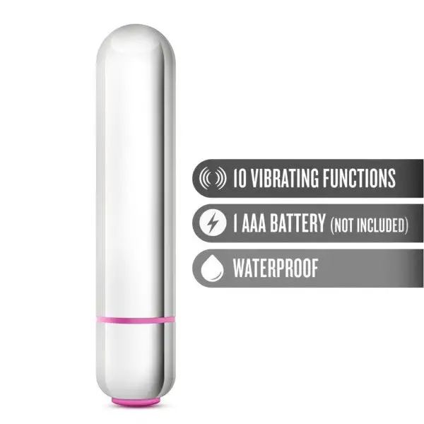 Blush Play With Me Cutey Vibe Plus 10 Function Bullet - Purple - Bullet Vibrator