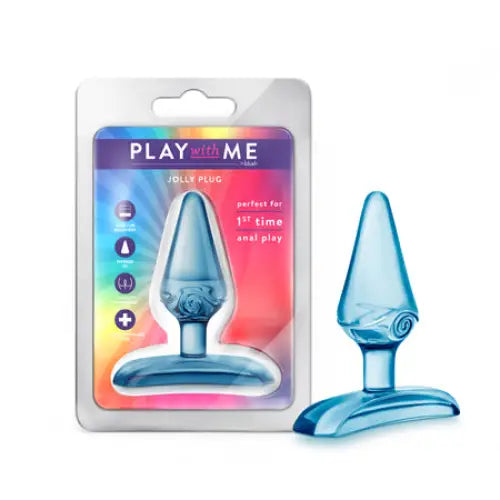 Blush Play With Me Jolly Plug - Blue - Butt Plug