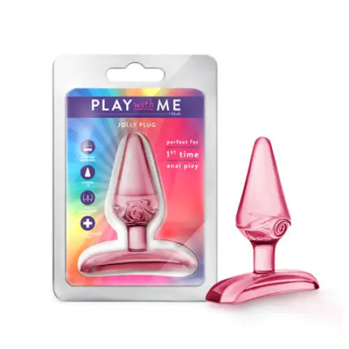 Blush Play With Me Jolly Plug - Pink - Butt Plug