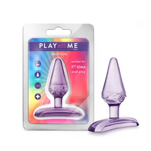 Blush Play With Me Jolly Plug - Purple - Butt Plug