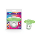 Blush Play with Me Teaser Vibrating C-Ring Green - Green - Cock Ring