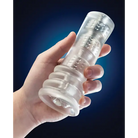 Blush RIZE! Luz Glow in the Dark Self-Lubricating Stroker Clear - Manual Stroker