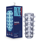 Blush RIZE! Swich Glow in the Dark Self-Lubricating Stroker Clear - Manual Stroker