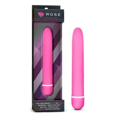 Blush Rose Luxuriate Classic Slimline Vibrator Pink - Plain Vibrator