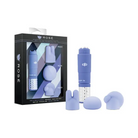 Blush Rose Revitalize Massage Kit with Mini Vibrator & 3 Silicone Attachments Periwinkle - Periwinkle - Vibrator Kit